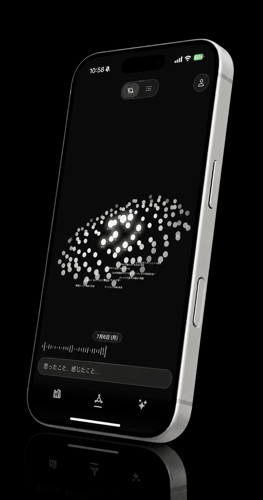 michi app on iPhone